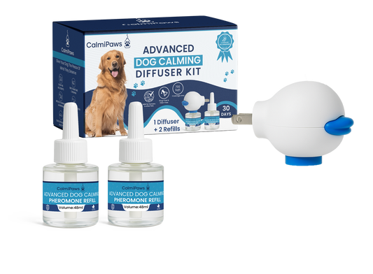 CalmiPaws® Calming Diffuser for Dogs — 1 Diffuser + 2 Refills