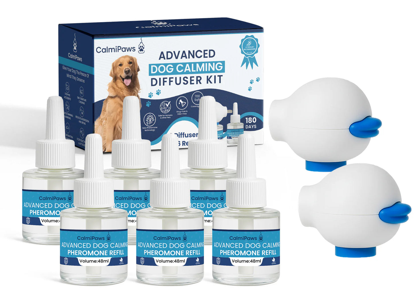 CalmiPaws® Calming Diffuser for Dogs - 180 Day Supply